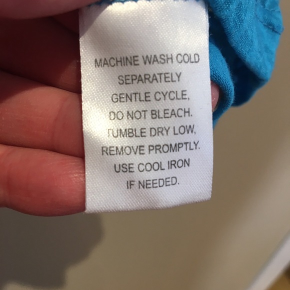 Turquoise tank top - Picture 4 of 4